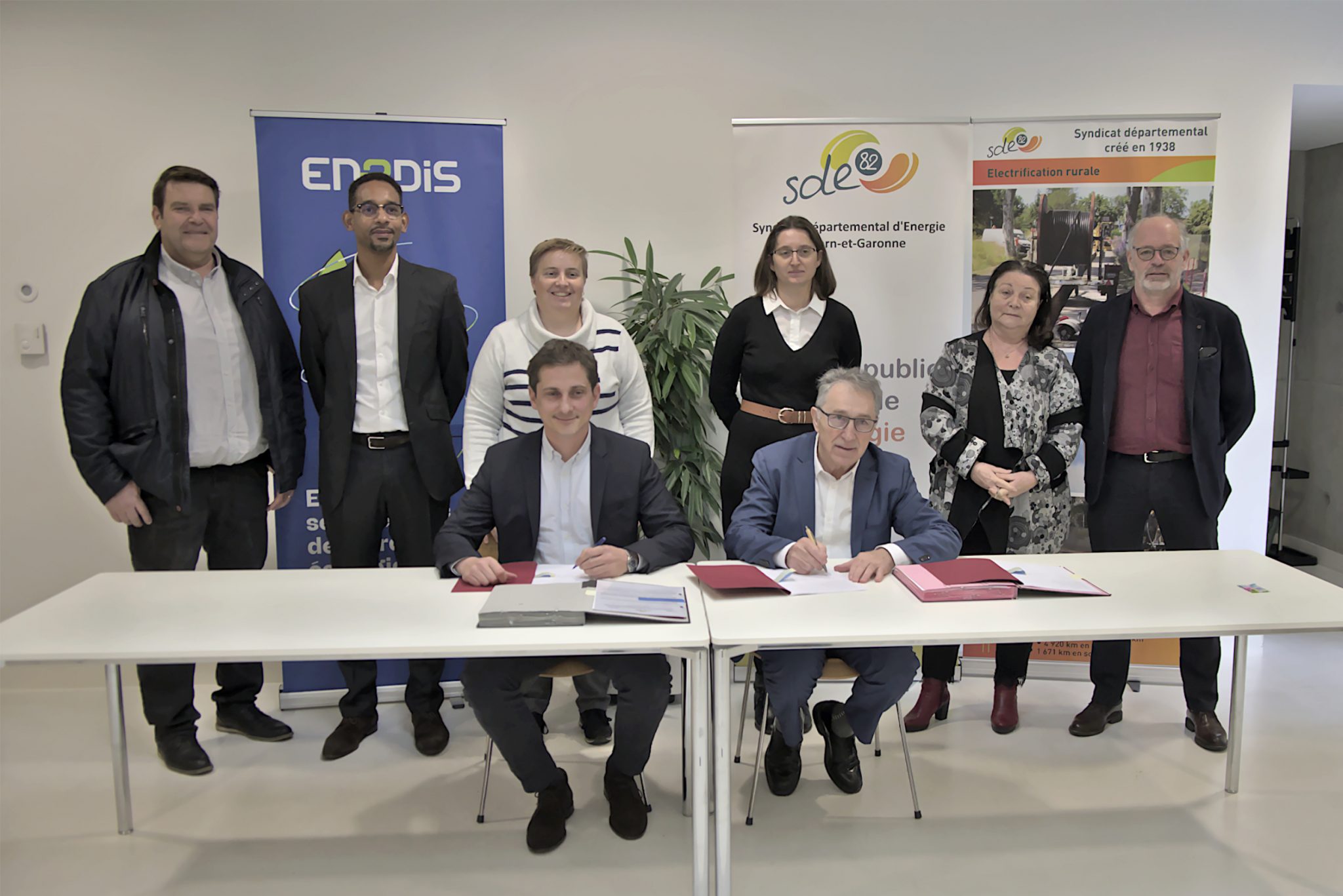 Le SDE 82 et Enedis renforcent leur partenariat - Syndicat ...